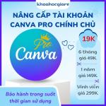 Nâng cấp tài khoản Canva Pro chính chủ giá rẻ