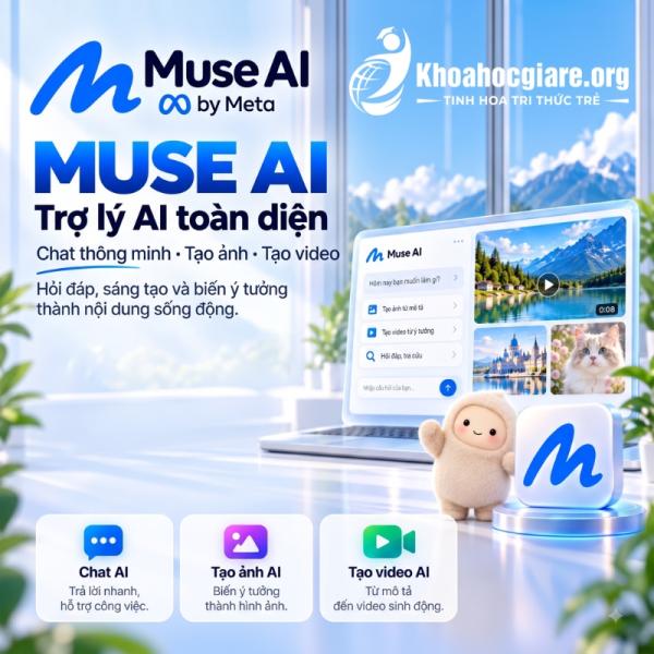 Tài khoản Muse AI giá rẻ - Trợ lý AI toàn diện by Meta