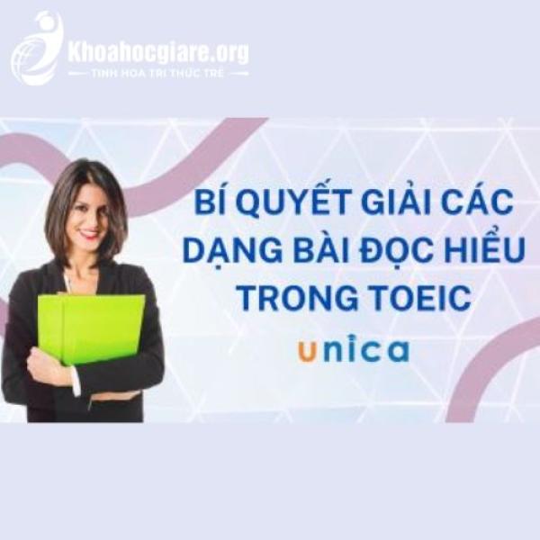 Khóa học Bí quyết giải các dạng bài đọc hiểu trong TOEIC