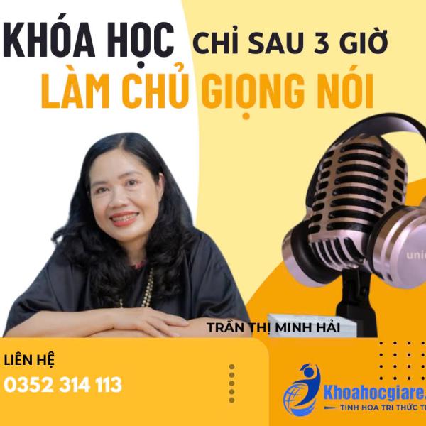 Khóa học làm chủ giọng nói chỉ sau 3 giờ - Unica